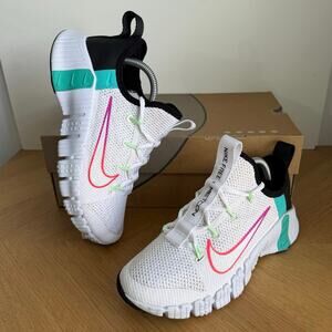 Nike Free Metcon 3 ‘White/Hyper Jade’ Women Running Sneakers- SZ 6
